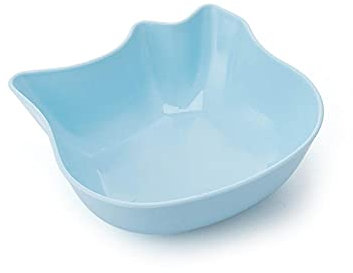 Gamelle pour Chien Personnalisé Bol pour Chiens Pet Supplies Bol en Plastique pour Chien Bol pour Chat Ustensiles Alimentaires Bol pour Chat Petit Bleu