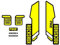 Adesivi compatibili con forcella Rock Shox Pike mod-1-29''
