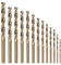 CYLBAQ 13pcs M35 Cobalt Drill Bit Sets, 1.5-6.5mm HSS Drill Bits, Metric High Speed Steel Twist Drill Bit Set Extremely Heat Resistant with Straight Shank for Stainless Steel, Metal, Wood & Plastic