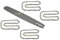 38cm (15); 1,5mm; 0,325; 64TG Schwert + 4 X Kette kompatibel mit Matrix Einhell Brast Scheppach Kettensäge