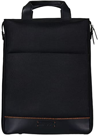 DAVIDOFF Home Run Herren Rucksack Schwarz – moderner Tagesrucksack aus veganem Material – hochwertiger Business Rucksack mit Laptopfach (13/14 Zoll)