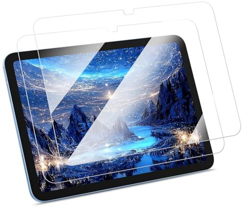 FINTIE Schutzfolie (2er Pack) für iPad 11./10. Generation (11/10,9 Zoll - 2025/2022) - Klare HD Bildschirmschutzfolie, 9H Härte, Kratzfeste Displayschutzfolie, Screen Protector Folie