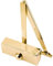 EAI Adjustable Fire Door Closer | Fire Tested | Power Size 3 | Polished Brass