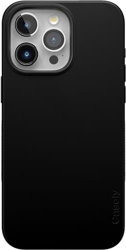 Casely iPhone 15 Pro Max Case | Black on Black Protective | Bold Case | Compatible with MagSafe and Action Button