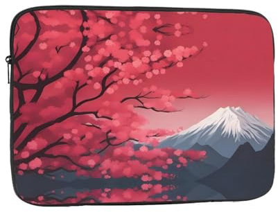 YYHWHJDE Red Cherry Snow Mountain Prints Portable Laptop Sleeve Bag :: 12 inch Business trip, travel, office, etc. for daily use.