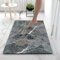Hixingo Tapis de Bain Antidérapant Moderne Motif Marbre Tapis Salle de Bain Diatomite Absorbant, Tapis Douche Séchage Rapide, Microfibre Tapis Vaisselle Tapis d'Entré (60x90cm,Gris)