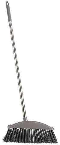 Cabilock Stainless Steel Broom Reusable Household Cleaning Tool Long Handle Floor Cleaner Hair Cleaning Broom Home Device
