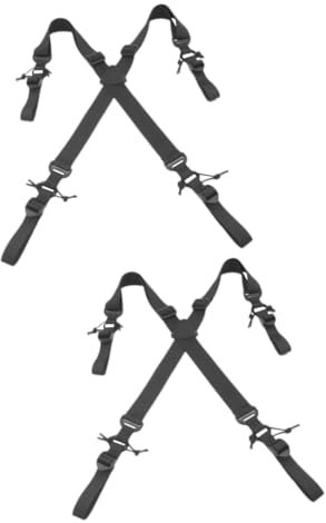 BESPORTBLE X-förmiger Schultergurt 2St aussetzen Schultergurt x-Back Hosenträger Pflicht Rückenstütze Hosenträger Tasche strapazierfähige Hosenträger draussen Schulterriemen