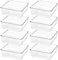 Set di 8 Organizer Cassetti Cucina Trasparente, Plastica Organizer per Cassetti Bagno Scrivania Letto Scatole Cassetto, per Contenitori Trucchi, Posate, Gioielli, Organizzatore Cassetti Portaoggetti