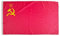 Bandiera URSS - 150x90 cm - Bandiera Rossa Comunista Sovietica Russia 100% Poliestere con Occhielli in Metallo Integrati