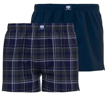 Ceceba Herren Webboxershorts Bio-Baumwolle 2er Pack | auch in Übergrößen bis 6XL