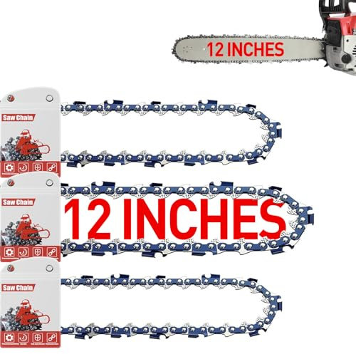 FuGuiB 12 Pollici Catena Motosega,3/8LP 1,1 mm 44 maglie 30 cm Catene Per Motosega In Confezione Da 3,Catena Di Ricambio Per Minisega, Compatibile con Stihl 017、MS 170、018、MS 180、019T