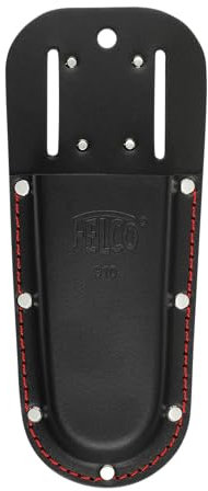 FELCO 910 Schwarz - Lederholster aus hochwertigem Material mit Gürtelclip für den praktischen Transport von Gartenwerkzeugen