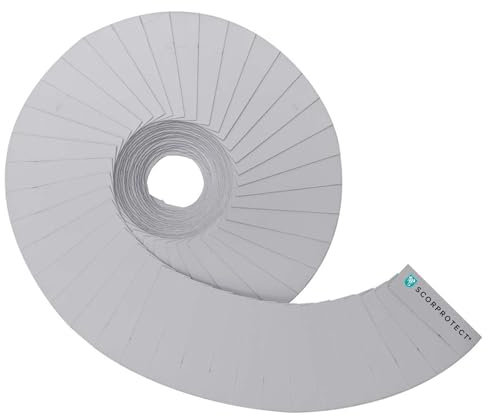 Scorprotect Endmanschettenband in Hellgrau Rolle 18 mm x 5 m (18 mm x 5 m für Dämmung 20 mm, Hellgrau)