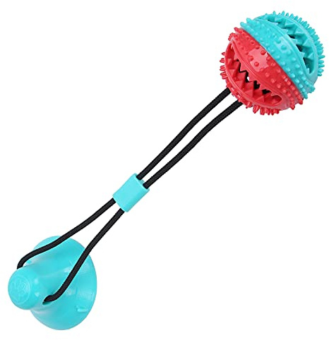 Juguete para Perros con Ventosa, Tira y Afloja, Juguetes Interactivos para Perros, Rompecabezas Indestructible, Juguete para Masticar Estimulante, Juguetes para Perros, Comida