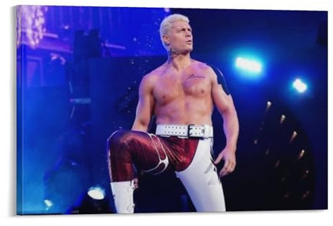 Cooles Poster Cody Rhodes Wrestling auf Leinwand, Wandkunstdruck, Poster, Foto, Gemälde, Poster, Raumdekoration, 30 x 45 cm