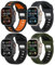 MoKo 4Pack Sportivi cinturini Compatibili con Cinturino Apple Watch Ultra 2/Ultra 49mm 46mm 45mm 44mm 42mm per Uomo, Silicone Cinturino per Apple Watch Ultra 2 iWatch Serie 10 9 8 7 6 5 4 SE,Colore B