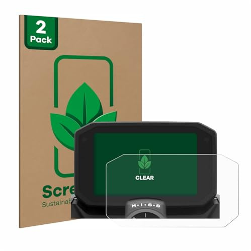 ScreenLeaf Schutzfolie für Honda Hornet CB 750 2024 | 2 Stück Transparenter Displayschutz Made in Germany Klare Displayschutz-Folie Kratzfest