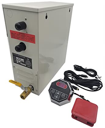 STRAFBRG Chauffe-Sauna, Home Sauna Steam Machine with Digital Controller Portable Steam Generator, Home Bathroom Steam Generator, Wet Steam Machine for Spa Sauna Room, Chauffage Efficace(3KW)