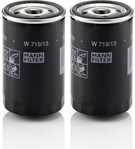MANN-FILTER W 719/13 Ölfilter – Für PKW (Packung mit 2)