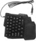 Operitacx Teclado para Juegos de computadora Ligero Iluminado Teclado de Juego de computadora teclados mecanicos teclados mecánicos teclados para Juegos pequeño Teclado para Juegos Black