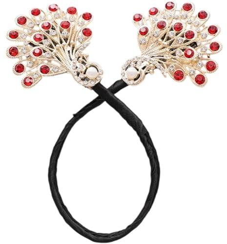 Casiler Pfauen-lockenwickler, Perlen-Haarspange, French Twist Bun Frisurenformer, Mode, Lazy Hair Curler Bun Maker, Haar-Accessoires