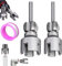 Herramienta Integrada Para Roscar Tuberías Internas Y Externas | Roscadora De PVC Para Taladro, Terrajas De 1/2'', 3/4'' Y 1'' | Herramienta De Corte De Roscas De Tuberías De Doble Función