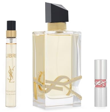 Yves Saint Laurent Libre Eau de Parfum 90ml Gift Set Spring 2025 (Contains 90ml EDP, 10ml Travel Spray and Lipstick)