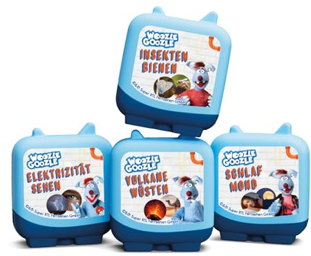 tonies Hörfigur für Toniebox, Woozle Goozle – Die große Wissens-Sammlung (8 Themen: Schlaf, Mond, Elektrizität, Sehen, Vulkane, Wüsten, Insekten & Bienen), Hörspiel ab 5 Jahren, ca. 174 Min.