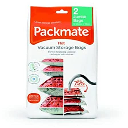 2 Pack-Mate® Jumbo Flat Vacuum Bags (90 x 110cm)