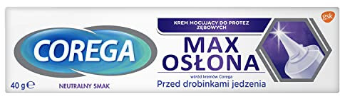Corega Lot de 3 tubes de crème adhésive pour dentier 40 g