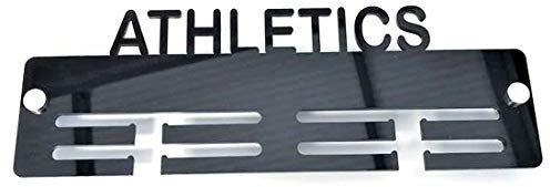 Super Cool Creation Leichtathletics Medaillen-Aufhänger, Schwarz