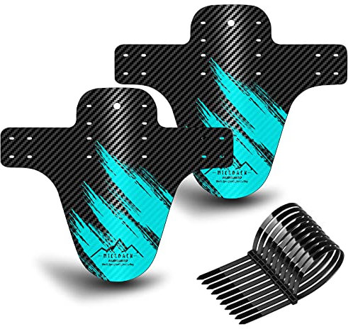 NICEDACK Schutzbleche Mountainbike,Mountainbike Spritzschutz, MTB Vordere und Hintere Kompatible Mudguard,Fahrrad Zubehör MTB Mud Guard Fit 20 26 27 27.5 29 Zoll Fat Bike
