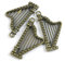 518231 Schmuck-Anhänger mit irischer Harfe, Antik-Bronzefarben antique bronze