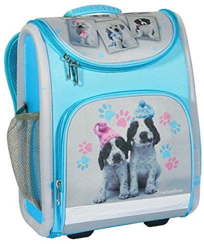 Goldkids Schulranzen Rachael Hale ergonomischer Ranzen Rucksack Kinder Tornister Schultasche Hund Hunde