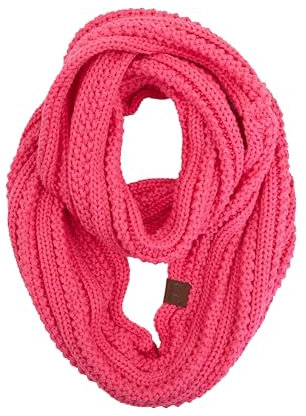 CC Unisex Schal mit Unendlichkeitssymbol - Pink - Einheitsgröße