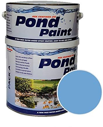 Water Based Epoxy Resin Pond Paint 1L (Light Blue)