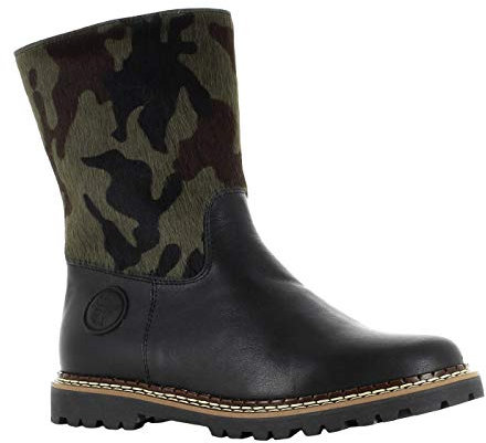Ammann Crans warme Damen Winterstiefel mit echtem Lammfellfutter Made in Italy EU 39