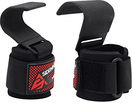 SideWinder Gym Hook Weight Lifting Straps Bar Grip Support Bodybuliding powerlifting Workout training Wrist Support Wrap