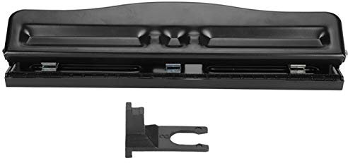Locher aus Acryl, Mini Büro Locher aus Metall, Büro Locher aus Metall, Desktop Locher, 3-Loch verstellbarer Locher für Home Office DIY Manueller Locher Zubehör Hol