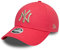 New Era New York Yankees MLB Cap 9Forty verstellbar Basecap Damen Kappe Metallic Logo pink - One-Size