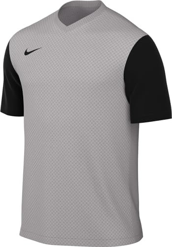 Nike Men's M Nk Df Tiempo Prem Ii JSY Ss Sweatshirt, Grey/Black, XL