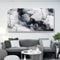 Moderne Abstrakte Grau Silber Luxus Poster Marmor Leinwand Malerei Druckt Bild Tinte Nordic Wandkunst Wohnzimmer Dekoration 70X140cm Rahmenlos