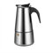 misppro Mokka-Kaffeemaschine, 9 Tassen, Edelstahl, Perkolator, Herd, Topf, Tasse