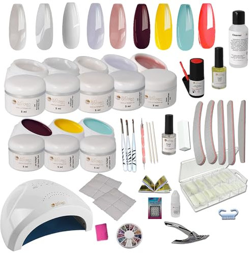 Sun Garden Nails UV Gel Set Starlight Nagelstudio Gelnägel Starterset Nail Set