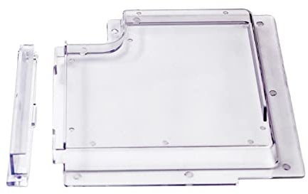 Ronyme Cursore per porta a zanzariera per camper, pannello scorrevole per porta a zanzariera per camper, facile da installare, accessori trasparenti 4701-00