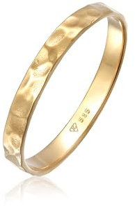 Elli Ring Damen Band Basic Partner 585 Gelbgold