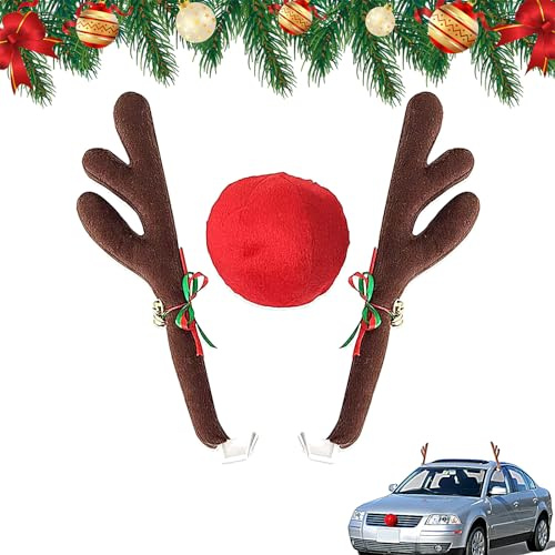 shallyong Weihnachtsdeko Auto, Auto Weihnachtsdeko, Auto Deko Weihnachten, Weihnachtsdeko für Auto