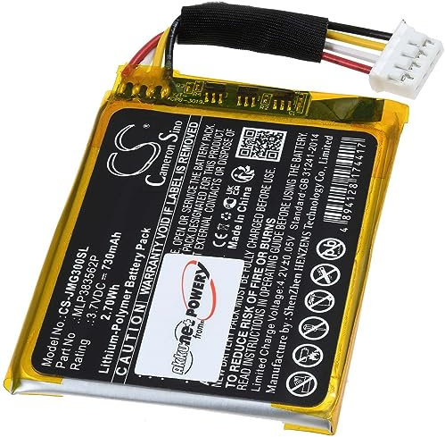 Batterie Li-polymère pour enceinte Bluetooth JBL Go 3, 3,7 V