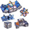 Forhome 2 in 1 Sternenklarer Himmel Zauberwürfel, Infinity Cube, Shashibo WüRfel, Stressabbau Spielzeug, für Kinder und Erwachsene, Shashibo Formwechsel-Box